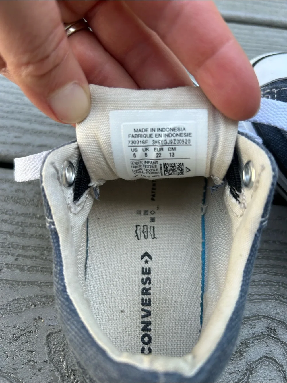 Converse charcoal blue